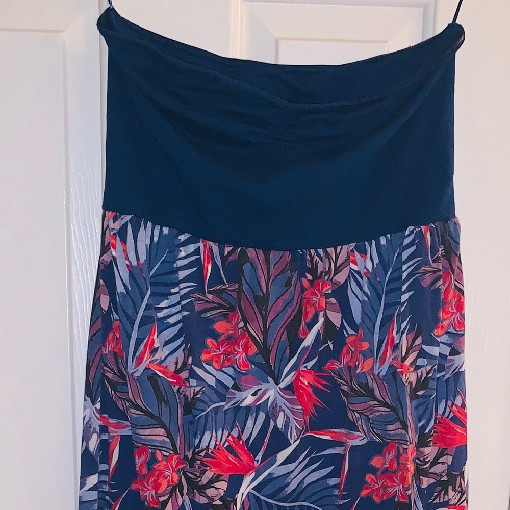 Roxy brand women’s strapless maxi dress